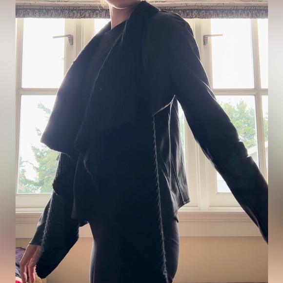 Black Faux Leather Jacket - Picture 1 of 5